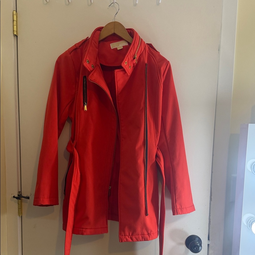 Michael Kors Red Trench Coat